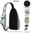 thumbnail image 2 of Southwestern Succulent Sling Backpack, Lightweight Crossbody Daypack with Retro Desert Botanical Design, Perfect for Outdoor and Urban Use, 2 of 4