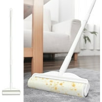 Matoen Large Lint Rollers for Carpet, Sticky Rollers for Floor with 1 Extendable Handle, Long Handle Sticky Mop for Cleaning Carpets, Cars, Clothing and Pet Hair