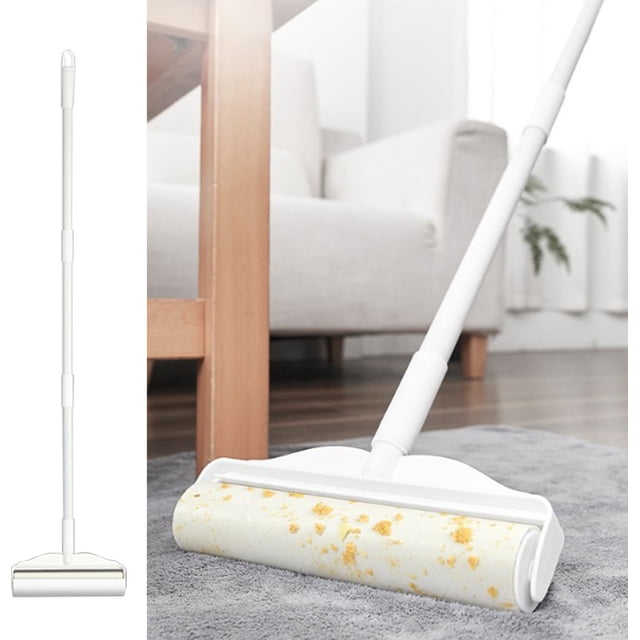 Rollo removedor de vello con mango largo - Cepillo removedor de vello grande