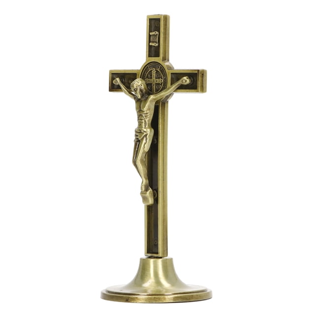 Crucifijo de pared, cruz católica hecha a mano, crucifijo católico, cruz católica, diseño exquisito