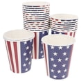 thumbnail image 4 of 24 uds, vasos de papel para fiestas temáticas del Día de la Independencia, vasos de papel para bebidas, suministros para fiestas, 4 of 6