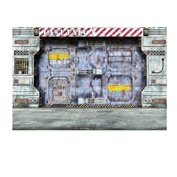 Startonight Mural Wall Art Metal Door - Abstract Theme Photo Wallpaper 100" x 140"