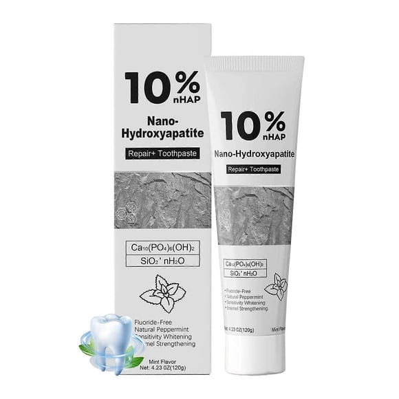 10% Nano-Hydroxyapatite Toothpaste Teeth Oral Hygiene Cleaner for Women Men