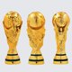 thumbnail image 4 of Trofeo Copa del Mundo de Qatar de 13CM 2022 Copa de Resina Chapada en Oro Completo Modelo de Recuerdo Adornos Artesanales de FúTbol Aficionados, 4 of 5