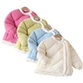 thumbnail image 3 of Esaierr 2-9T Kids Boys Girls Winter Warm Puffer Cotton Jacket for Baby Thickened down Cotton Coats Tops Toddler Lightweight Fall Winter Outerwear, 3 of 8