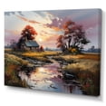 thumbnail image 2 of Designart "Charming Winter Countryside Cottage I" Countryside Wall Art Prints, 2 of 7