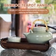 thumbnail image 5 of Uxcell 1Pcs Bamboo Teapot Handle, U-Shape Tea Pot Handle Replacement Wired Copper Kettle Handle for Span 5.1-5.9" Tea Pot Ceramic and Pottery Kettle Accessories Supplies, Gold, 5 of 6