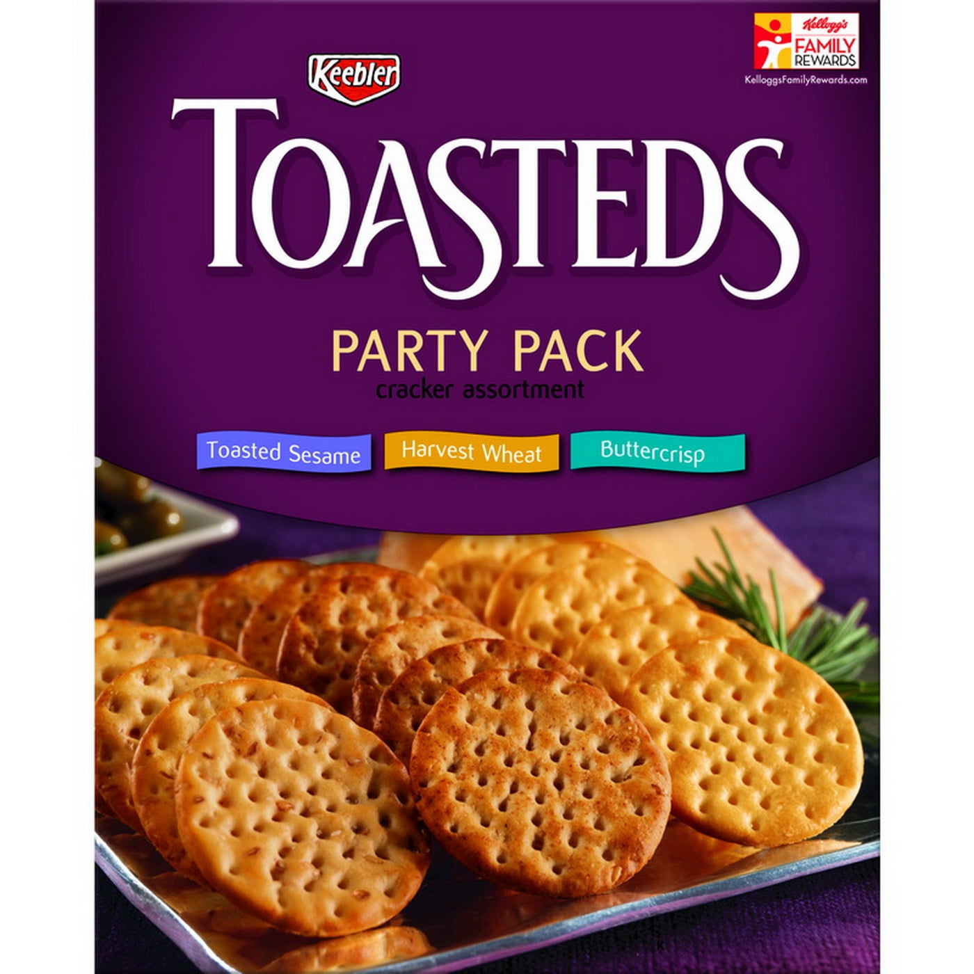 (Price/Case)Keebler 3010026351 Keebler Toasted Crackers Party Pack 12oz