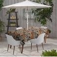 thumbnail image 2 of Vargottam Indoor/OutdoorTablecloth58x82 Inch RectangleTablecloth with Umbrella Hole and Zip- Waterproof PatioTableCloths- TableCovers for Backyard RectangularTable- Light Gray2, 2 of 5