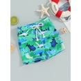 thumbnail image 3 of Bagilaanoe Toddler Baby Boys Swim Trunks Print Elastic Waist Swimming Shorts 6M 12M 18M 24M 3T 4T Kids Bathing Suit Swimsuit Swimwear, 3 of 9