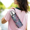 thumbnail image 6 of 20 Oz Pioneer Flower Coffee Tumbler Double Wall Insulated Stainless Steel Water Bottle | Metal Reusable Thermoses Flask with Cup Cap | Leak & Sweat Proof with Anti-Dust Lid, 6 of 7