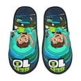 thumbnail image 6 of Ben 10 Slippers Bedroom Shoes Indoor Furry Warm Stylish Pattern Home Slippers For Women Men Medium, 6 of 9