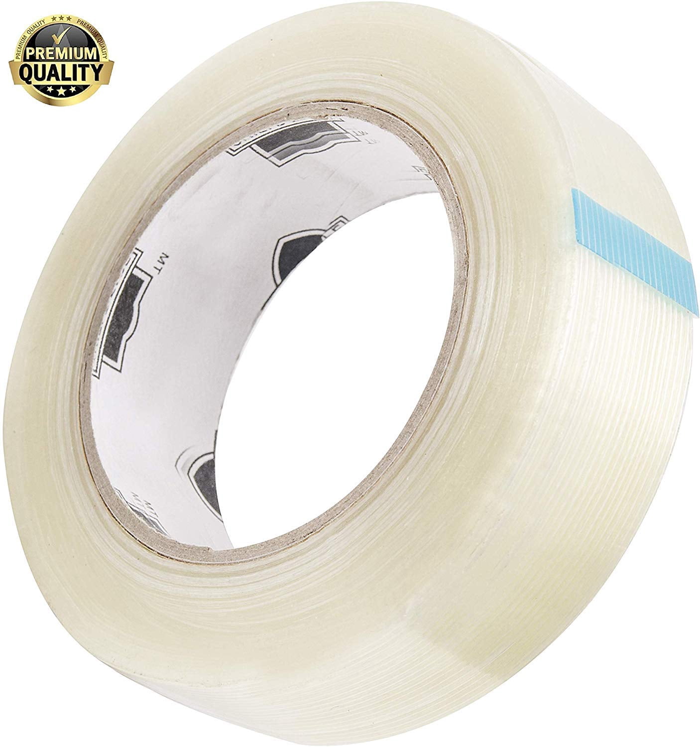 Natural Wide Painters Tape, 1.89 Mil Heavy-Duty Packing Tape, 24 Rolls, 2.84 in x 109 yd