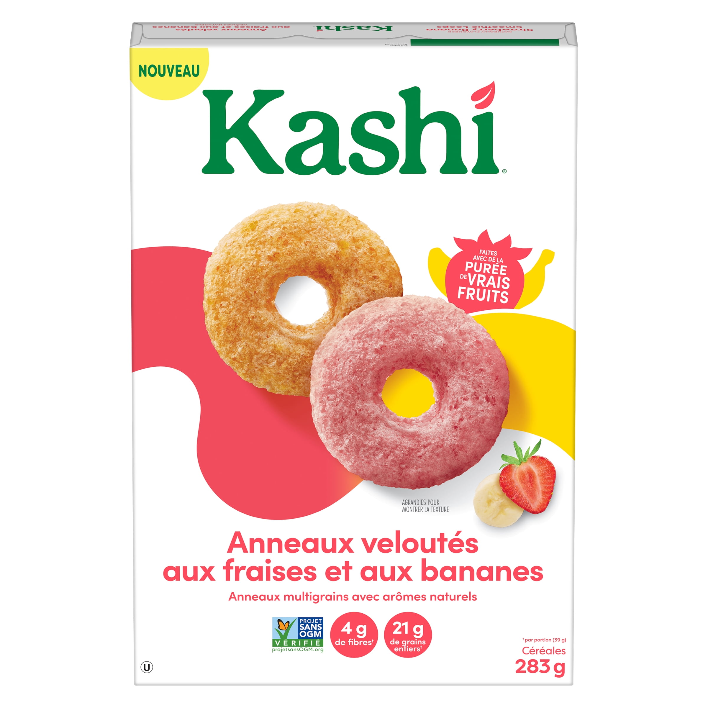 Kashi® Strawberry Banana Smoothie Loops Cereal 283g