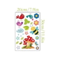 thumbnail image 3 of Ovzne Spring Window's Tight Glass Window 9Sheets Flower Window Been For Glass Window Butterflies Easter Window Flower Window Stickers On Clearance, 3 of 6