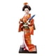 thumbnail image 3 of Figura de geisha japonesa asiática en miniatura hecha a mano muñeca oriental popular para escritorio estilo A, 3 of 9