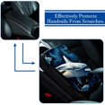 thumbnail image 5 of Shark Car Armrest Cover 12.5x8.2 Inch Soft Comfortable Furry Printed Accessory - Armrest Accessories, 5 of 6