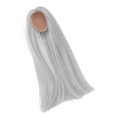 thumbnail image 3 of Doll Wig, Doll Wig Long Handmade Hair Replacement Wig Professional  Hand Crafted Soft Heat Resistances Middle Part Long Straight Doll Wig for Doll Making Style with Curling Iron, 3 of 7