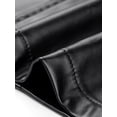 thumbnail image 5 of DARING DIVA Women's Plus Size Faux Leather High Waist Pencil Midi Skirts 1X Black, 5 of 5