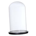 thumbnail image 4 of Clear Glass Cloche Plants and Container Dome Display Cover with Base, 4 of 5