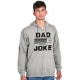 thumbnail image 4 of Dad Joke Loading Corny Father Humor Zip Hoodie Sweatshirt Men Brisco Brands S, 4 of 6