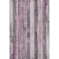 thumbnail image 2 of Addison Rugs Mayfield Premium Machine Washable Transitional Stripes Pink Rectangle Rug, 9' x 12', 2 of 7