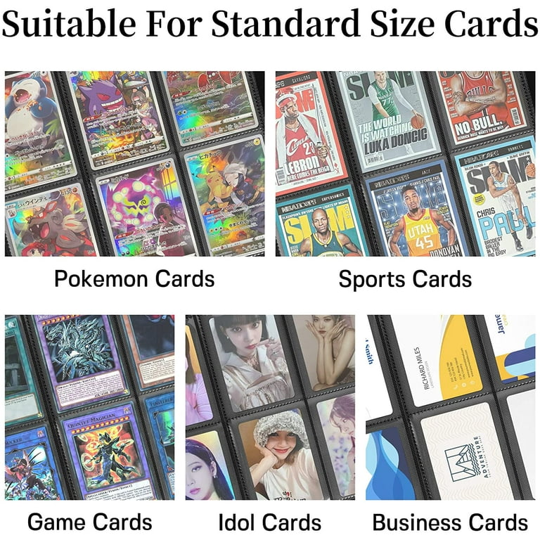 best buy card binder Amazon.com: GrinOwl 16 Pocket Top loader Binder, Holds 640 Top Loaders,  Large Top loader Card Binder with Sleeves for Cards in 3