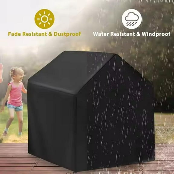 Universal Waterproof Cover for Kids' Outdoor Play Tents & Structures, Portable Sun & Rain Protector for Patio Furniture Accessories