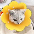 thumbnail image 3 of Collar for Cat Dog Cone Collar Anti-Bite Protection Cone Collars Dog Puppy Cat Injury Collar Adjustable Neck Cone Protector EVA Yellow M, 3 of 5