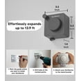 thumbnail image 4 of GorillaLine Basic - Retractable Clothesline Indoor Outdoor Clothes Line - Heavy Duty Clothes Drying Laundry Line - Wall Mounted Drying Rack - Air Dry Clothing - Tighten with GorillaGrip, 4 of 6