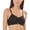 Black, variant on Balanced Tech Women's Performance Triple Strap Caged Sport Bra