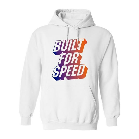 Built For Speed. Hoodie Men -Image by Shutterstock, Male XX-Large
