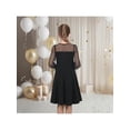 thumbnail image 5 of Sunny Fashion Girls Dress Black Lace A Line Mesh Formal Party Birthday Special Occasion 14 Years, 5 of 7