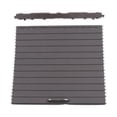 thumbnail image 1 of Terraxo Car Roller Blind Cover Center Console Roller Blind Sliding Cover Center Console Cup Holder Slide Roller Cover Auto Console Cup Holder Roller Blind Cover Robust PC Pp Build Suitable Brown, 1 of 8