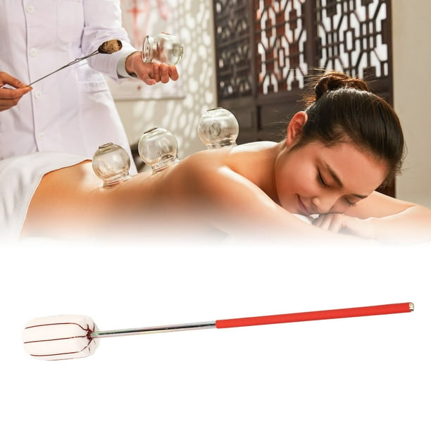 Varilla de encendido con ventosa varilla para ventosas con cabeza de algodón de madera de 2 piezas tradicional para salón de belleza Anggrek Otros