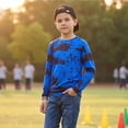 thumbnail image 4 of Abcomgle Long Sleeve Shirts for Boys 10-12 Crewneck Winter T-Shirts for Boys Fashion Basic Boys Tops Loose 3D Print Shirts for Boys, 4 of 6