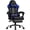 Classic/Blue, variant on Czlolo Gaming Chair, Lumbar Massager Game Chairs, High Back Reclining, with Headrest Gamer Office Chair.(White)