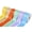 Pastel Rainbow, variant on LoomJoyz Rainbow Satin Ribbon, Solid Color, Double Sided, 1 Inch Wide, 6 Colors x 5 Yds, for Gift Wrapping, Flower Bouquet, Weddings Party Invitation Decorations