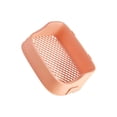 thumbnail image 1 of tamizeot Pets Toilet Potty Trainer Tray with Snap Fastener Box Pan Rabbits Litter Pet Pink 36x24x15.5CM, 1 of 6