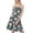 A001_Dark Gray, variant on Womens Spring Dresses A-Line Smocked Tube Dress Beach Cover Ups Strapless Boho Floral Print Sundress