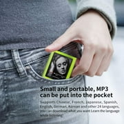 MP3/MP4 Portable Player,1.8 Inch LCD Screen,Max Support 64GB,Green
