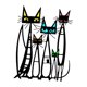 thumbnail image 5 of Decoración de pared de gato de los años 50, lindo y divertido cartel de gato para colgar en el baño, la oficina o la sala de estar., 5 of 9