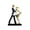 Bgold, variant on AOOOWER Dancing Ballet Couple Figurines Ballet Dancer Statue Sculpture Table Ornament