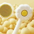 thumbnail image 3 of TOPRenddon Cat Grooming Brush, Self Cleaning Slicker Brushes for Dogs Cats Pet Grooming Brush Tool Gently Removes Loose Undercoat, Mats Tangled Hair Slicker Brush for Pet Massage-Self Cleaning, 3 of 6