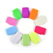 10 Pack Dental Wax for Braces Wearer, Orthodontic Wax Strips Flavored Gum Protection Random Colors