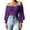 Dark purple, variant on Womens Elegant Off The Shoulder Puff Sleeve Blouse Summer Chiffon Slim Fit Party Crop Top