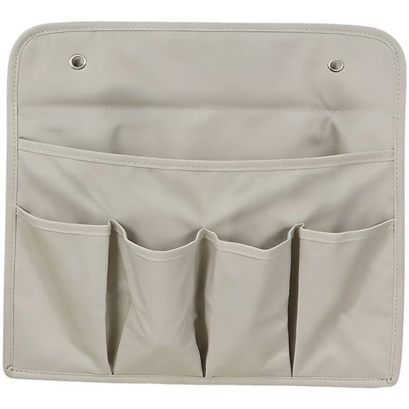 Wall Organizer with Pockets, Over the Door Organizer with 5 Pockets, Thickened Hanging Cloth Storage Bag for Bedroom Kitchen Closet Bathroom, Space-Saving Storage Bag with 3 Hooks
