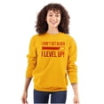 thumbnail image 3 of I Dont Get Older I Level Up Gamer Sweatshirt for Men or Women Brisco Brands L, 3 of 6
