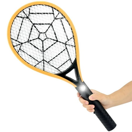 Electric Mosquito Swatter,Loskii LED Rechargeable Bug Zapper Fly Killer,Mosquito Racket Best for indoor and Outdoor Pest