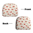 thumbnail image 6 of Kdxio Cartoon Flat Mushrooms Pattern Print 2 Piece Car Head Rest Covers Set Auto Front/Rear Seats Headrest Cover Universal Fit Most Cars,Sedan, SUV, 6 of 9